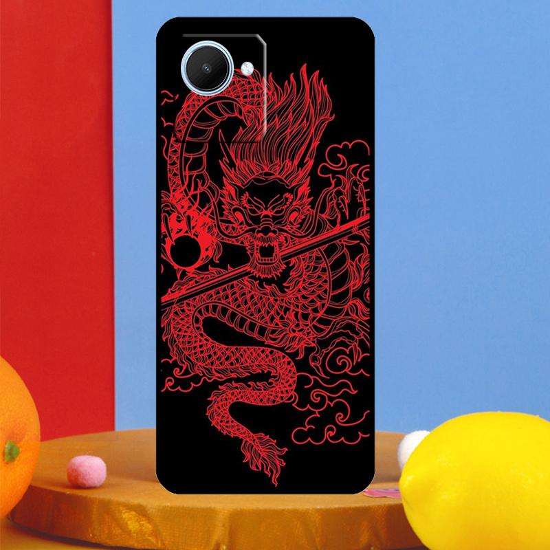 Древний японский дракон Для Realme GT Neo 5 6 9 10 11 12 Pro Plus C11 C25 C21Y C30 C31 C33 C35 C51 C53 C55 C67 Чехол
