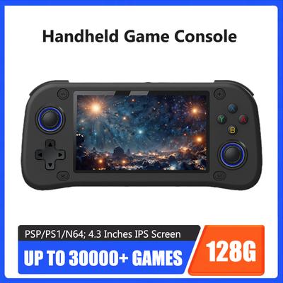 64G 128G игровые консоли 4,3-дюймовый экран IPS портативные игровые плееры эмулятор системы Linux портативная консоль ретро видеоигры