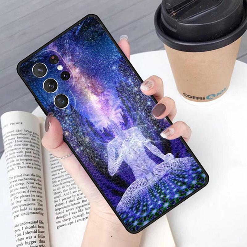 Духовный Триповый Психоделический чехол-обложка для телефона для Samsung Galaxy S24 S25 Ultra S21 S22 Ultra S10E Note 10 Plus Note 20 FE S23