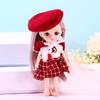Цветной Свет Кукла Сяо Мэнмэн Костюм Принцессы Девочка Наряжать 13 Шарниров 6 Дюймовая Кукла Игрушка Игровой Дом