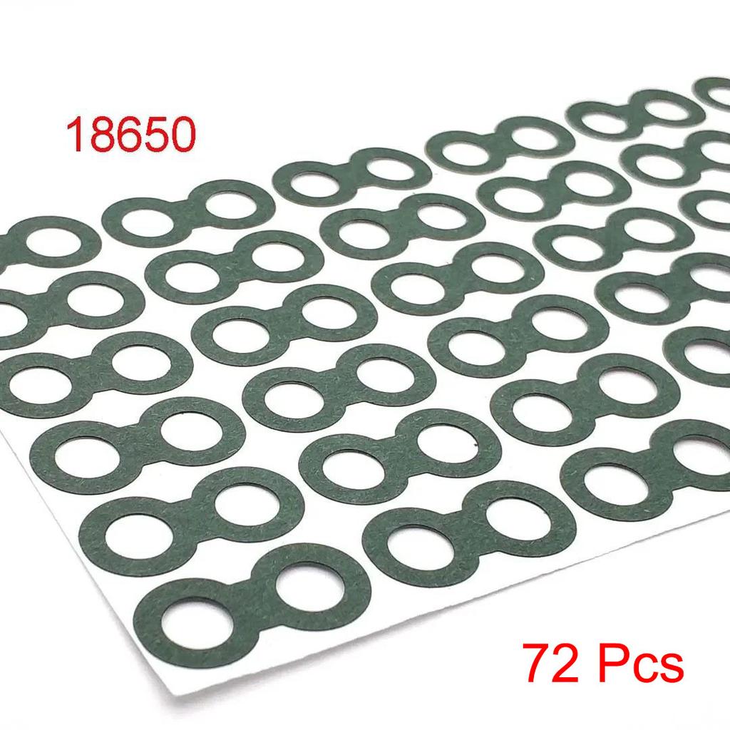 1S-6S 18650 21700 Li-ion Battery Insulation Gasket Barley Paper Battery Pack Cell Insulating Glue Patch Electrode Insulated Pads