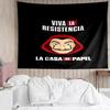 La Casa De Papel Print Tapestry, Backdrop, Easy Setup, Ideal for Bedroom, Office & Living Room, with Aesthetic Wall Hanging Decor.