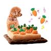 Игрушка для собак «Морковное поле» Команда по сбору урожая моркови YCYHHHW Коврик для работы с носом Обучающая игрушка для собак Товары для животных Товары для собак Игрушка для собак Жевание Недостаток упражнений Стресс