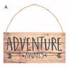 Wooden Shop Signs Ornament Party Letter Print Hanging Plate Door Decoration Prop