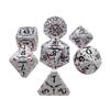 7Pcs Digital Number Multi-faceted For Kid/Adult Toys/Games Zinc Alloy Dice