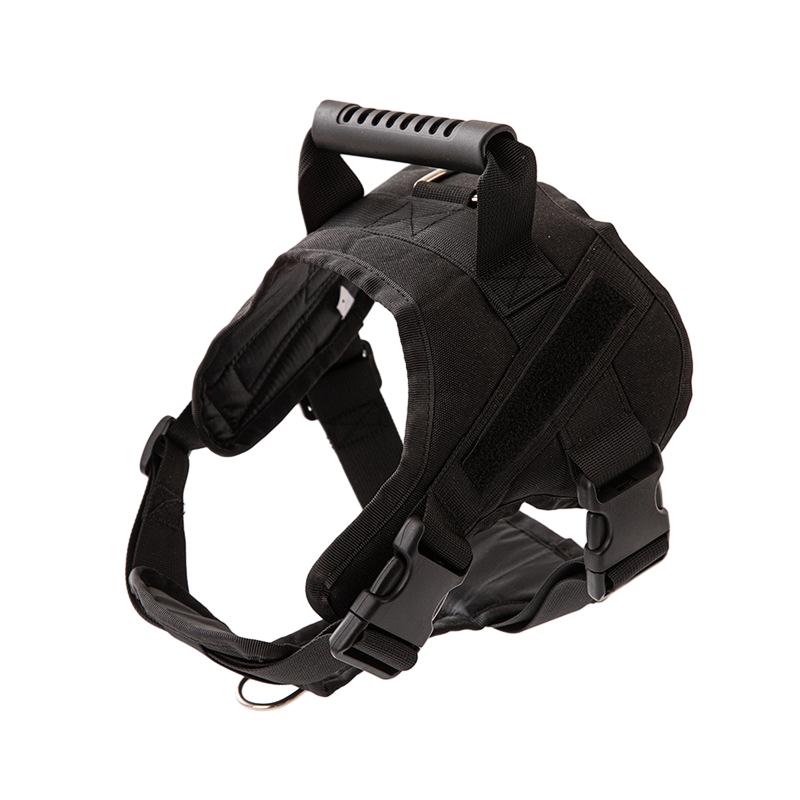 Classic Tactical Dog Harness Vest with Handle,Military Dog Harness for Large Medium Dogs Adjustable Dog Vest Harness for Walking Hiking