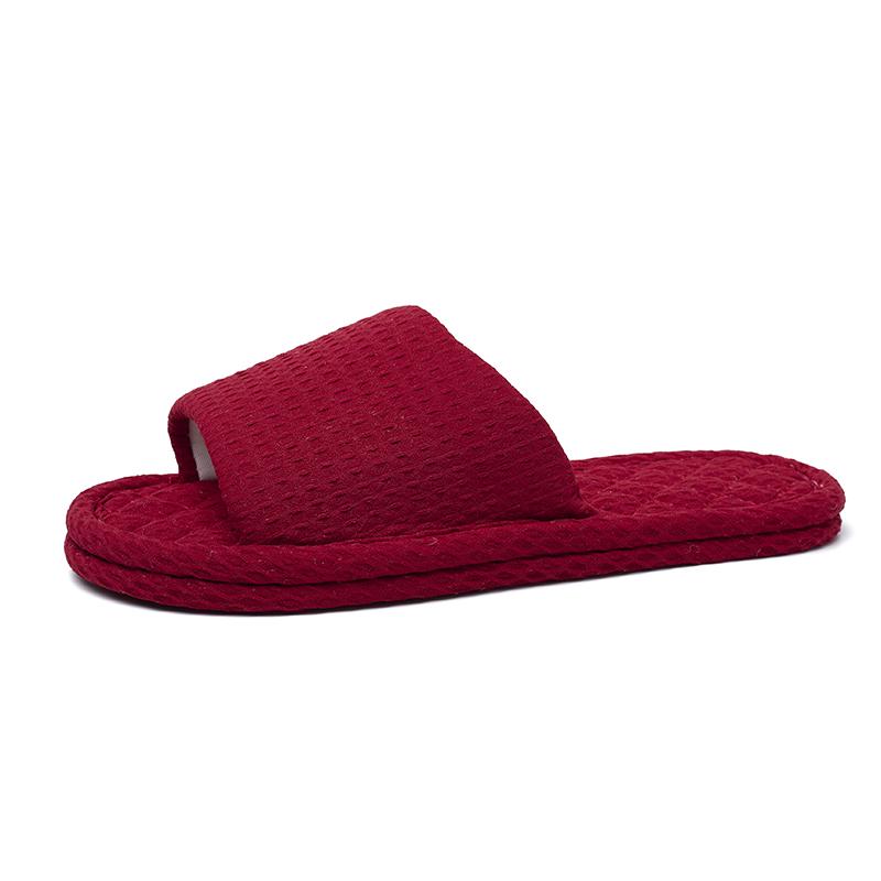 Модная домашняя обувь Тапочки женские хлопчатобумажные домашние тапочки