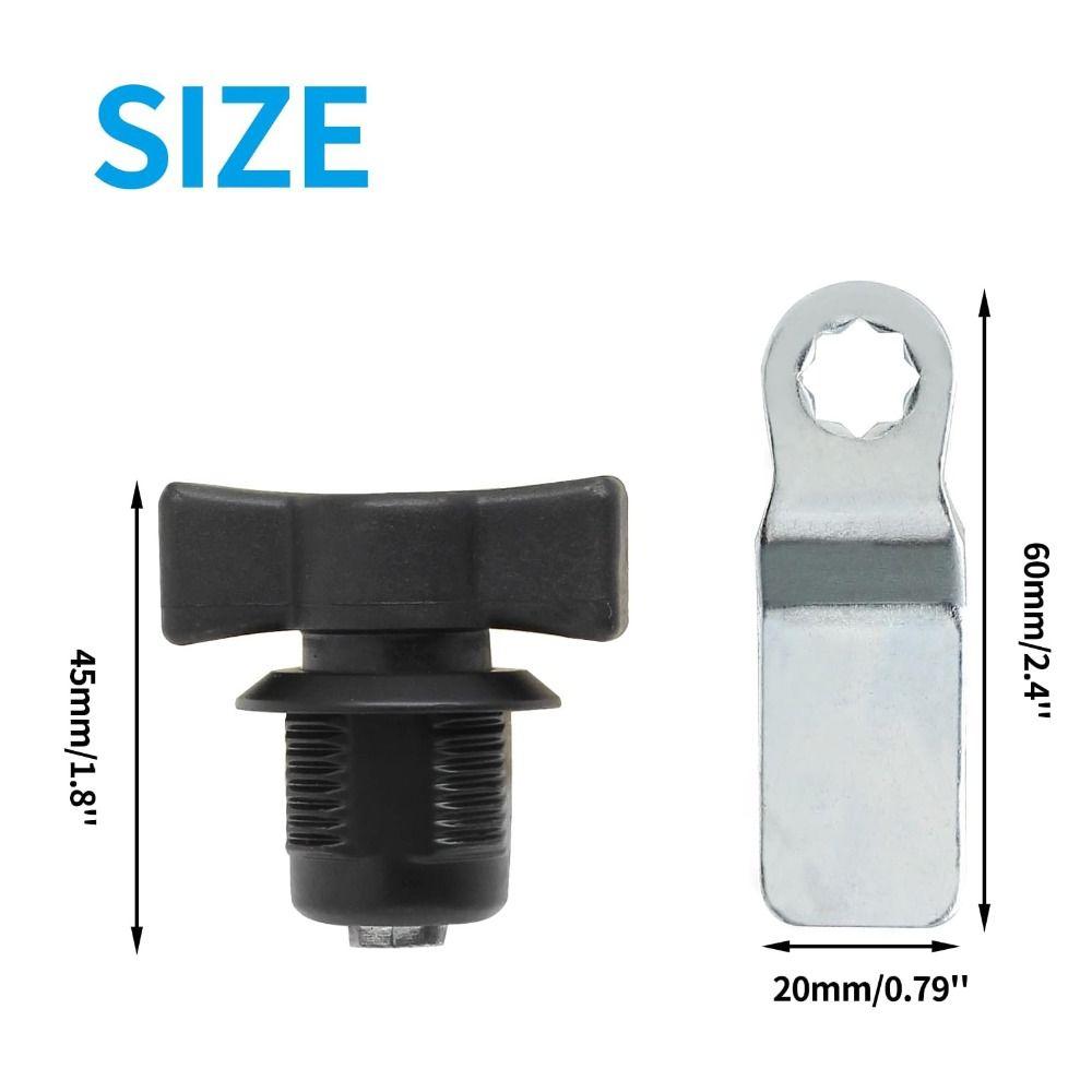 Stainless Steel Instrument Cabinet Lock Keyless Swivel Lock Furniture Security