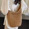 Ленивый ветер расслабленное чувство плетеная сумка женская летняя сумка через плечо подмышкой повседневная большая вместительная пляжная сумка