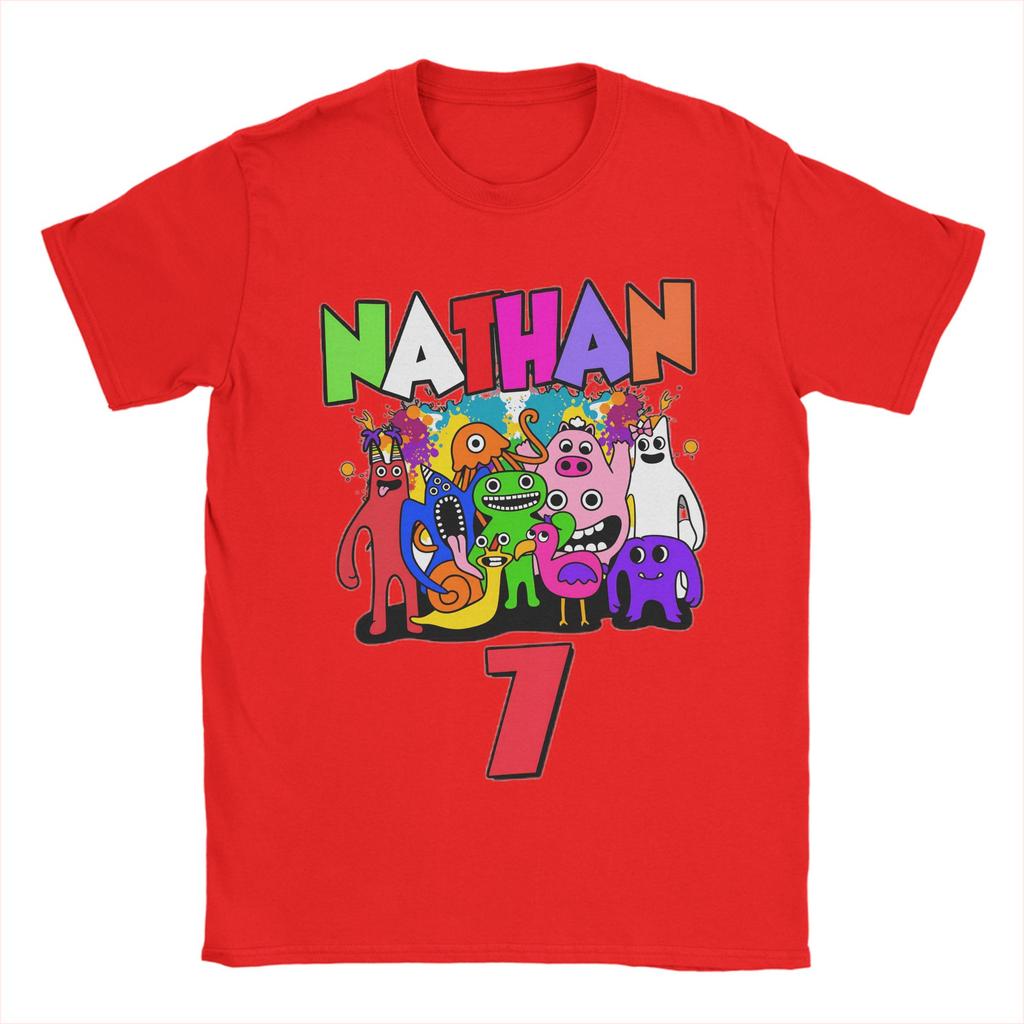 Garten of Banban Friends Characters T Shirt Unisex 100 Cotton Novelty TShirt Crewneck Tee Shirt Short Sleeve Tops Plus Size