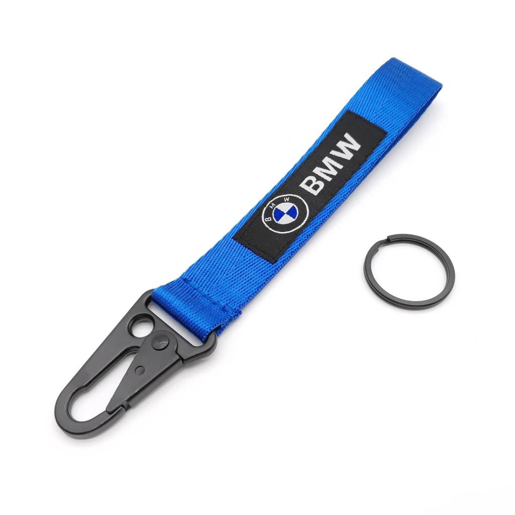 BAGF7 Car Sticker Hot 2025 M Car Emblem Keychain Rings Nylon Lanyard Pendant Keyring Decoration Gifts For BMW E39 F30 F20 E60 E90 E46