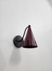 Handmade Brass Wall Sconce: Wine Cone Shade, Minimalist Light