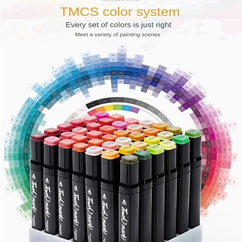 30/48 цветов, маркеры, кисти, набор ручек, маркер для рисования, школьные художественные принадлежности для художника, канцелярские принадлежности, двусторонние маркеры