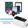 Зарядное устройство для телефона 8 USB-портов ЖК-дисплей Умная зарядная станция Дорожное портативное зарядное устройство для iPhone Samsung Xiaomi