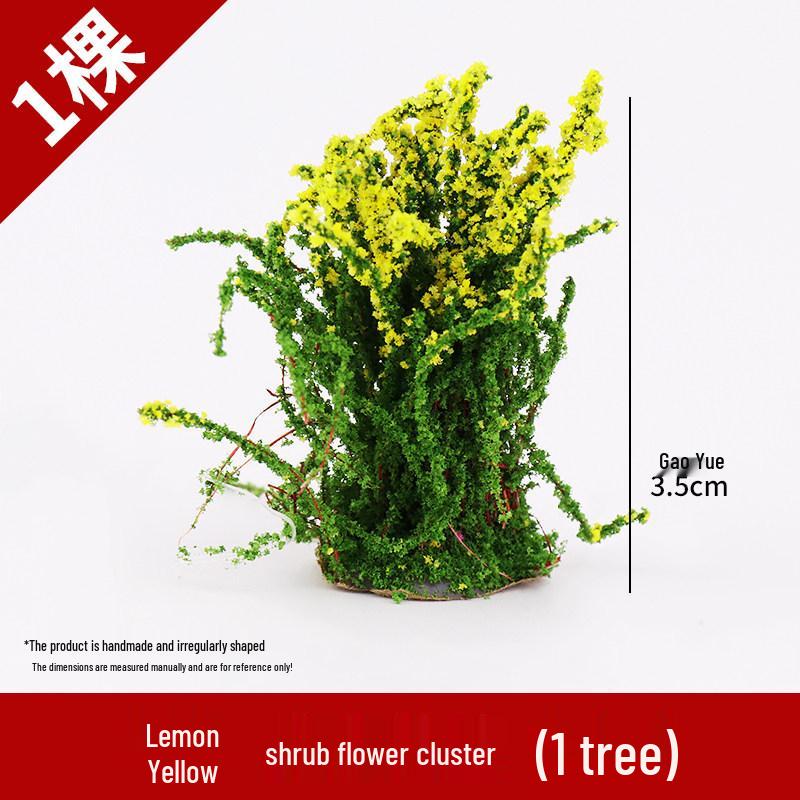 DIY Sand Model Materials: Shrub & Flower Bed for Handmade Scene Building
