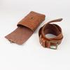 Steampunk Leather Phone Bag - Medieval Belt Accessory for Renaissance Cosplay
