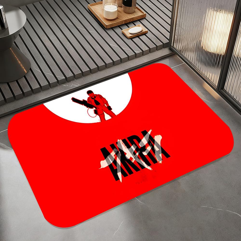 Fashion A-AKIRA Floor Mat Diatomite Bath Mat, Quick Dry Absorbent Non-Slip Door Mat