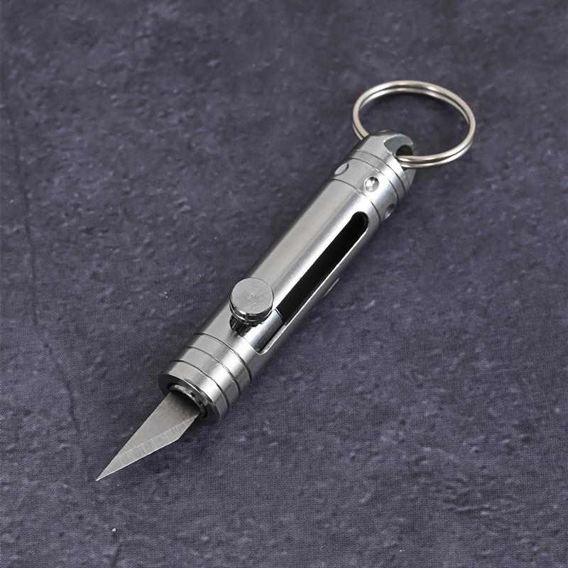 Mini Brass Small Knife, Self-defense Keychain Pendant, Bolt Type Small Knife, Exquisite Outdoor Portable Disassembly, Express Delivery, Art Knife