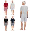 S-XXL Женский адаптивный комбинезон для пожилых людей, с молнией сзади и в шаговом шве, color block, комбинезон-ромпер для пациентов с болезнью Альцгеймера и особыми потребностями