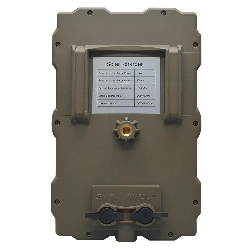 Солнечная панель для инфракрасной охотничьей камеры, наружная солнечная зарядка, аккумуляторная батарея на солнечной энергии