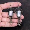 Черные серьги из перламутра Серьги из медной проволоки Медные украшения Серьги ручной работы Ювелирные изделия из камня Серьги из драгоценных камней Подарок для женщин