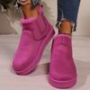 Winter Boots Women New Rubber Thick Sole Ankle Boots for Outdoor Elevated Comfort Warm Walking Cotton Shoes Fashion Snow Boots