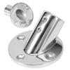 45 Degree Round Tube Base Hand Rail Railing Fitting 316 Stainless Steel Marine Boat