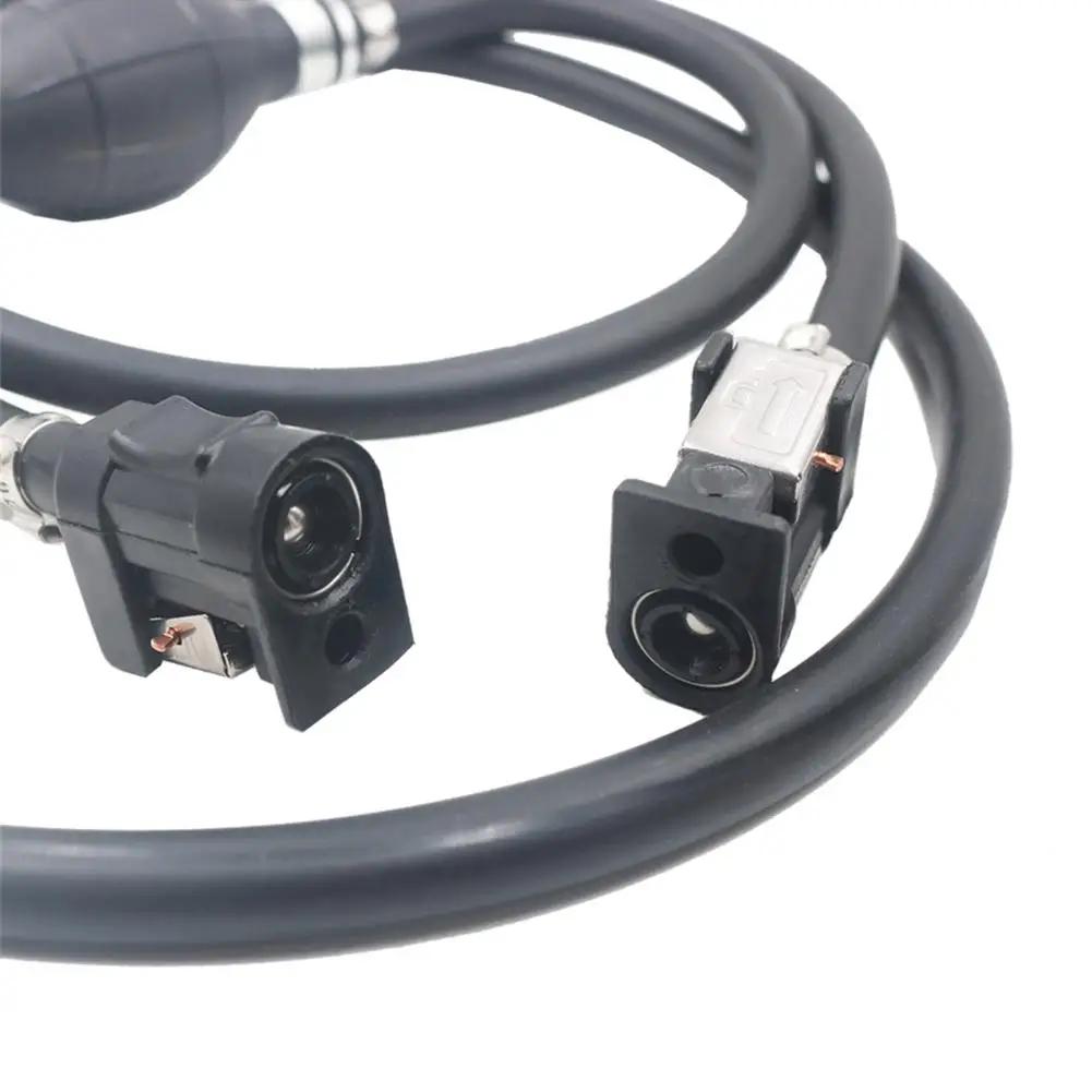 For Yamaha Outboard 2.1m 3m Fuel Line Assembly 1/4 Inch 6mm Gas Hose Connector Primer Bulb Motor Boat Pipe Marine Engine Part