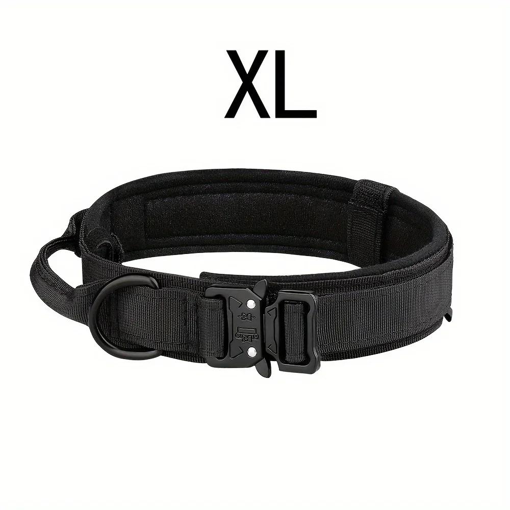 Тактический ошейник для охотничьей собаки, тяговый трос, цинковый сплав, имитация нейлона, липучка, регулируемый размер, аксессуары для охоты