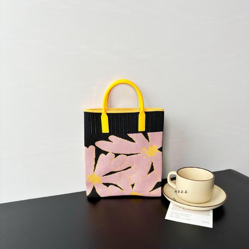 Премиальный стиль, сумка для мобильного телефона большой вместимости, вязаная сумка, нишевая, универсальная, на плечо, мессенджер, мультяшная, модная, дамская сумочка