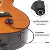 Plastic+Metal Piezo Contact Microphone Pickup  For Violin Ukulel Guitar Accessories
