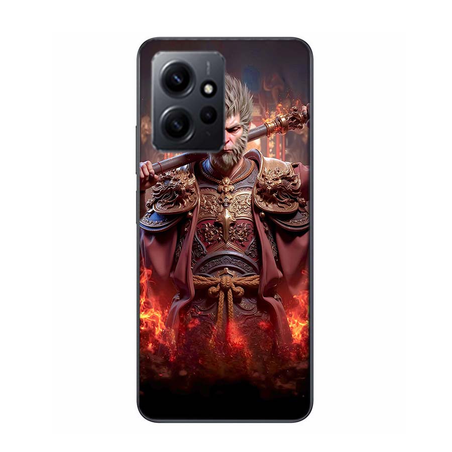 Чехол для телефона Black Myth Wu Kong для Redmi Note 14 15 Pro 5G 13 12 Pro Plus 11 11T 11E 11S 10 Pro 10S 9 9S, прозрачный силиконовый чехол