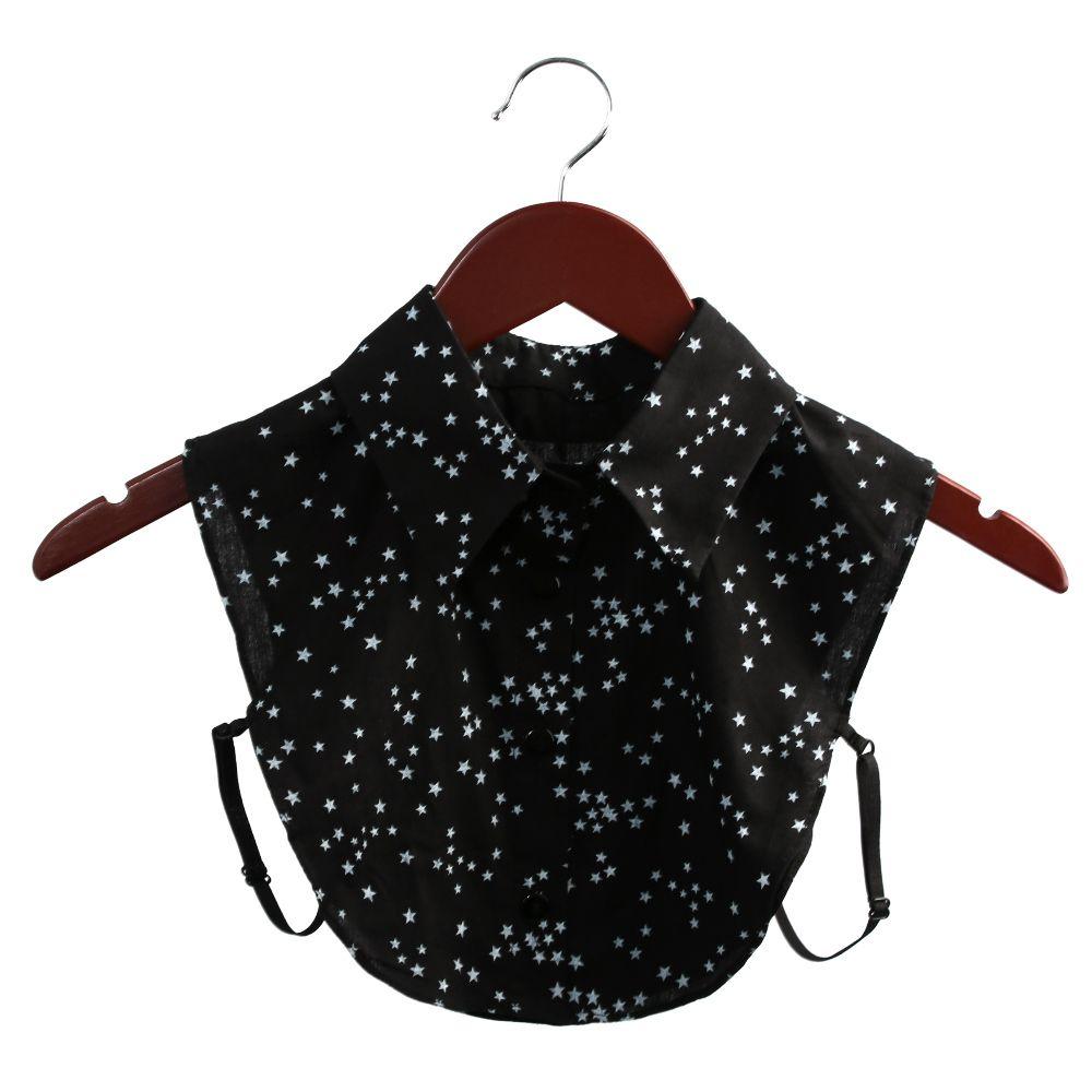 Лацкан Леопардовый Зернистый Ковбойская Классическая Блузка Ложный Воротник Хлопковая Одежда Аксессуары Рубашка Накладной Воротник