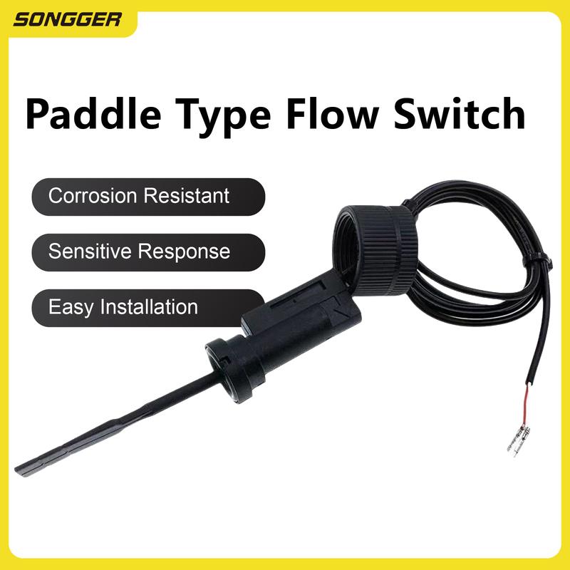 G3/4 Paddle-Type Flow Switch CK-JPKG Inline Water Flow Switch for Air Source Heat Pump Pool Water Heater Flow Sensor