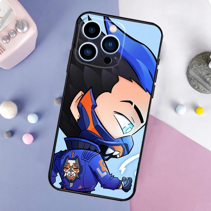 Чехол для мобильного телефона iPhone14 с милым мультяшным принтом Valorant Chibi
