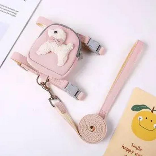 Регулируемый поводок-рюкзак Four Seasons для кошек и маленьких собак с защитой от выскальзывания