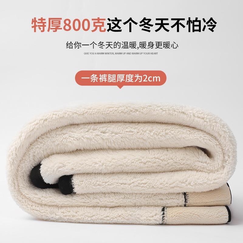 Женские зимние брюки из хлопка с шерстью ягненка, верхняя одежда, флисовые утепленные леггинсы с высокой посадкой, очень толстые хлопковые брюки большого размера, термобрюки
