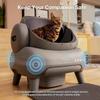 Самоочищающийся кошачий лоток с открытым верхом Neakasa M1, автоматический кошачий лоток с управлением через приложение, безотходная утилизация запахов включает T