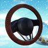 Универсальный зимний противоскользящий мягкий плюшевый защитный чехол на руль автомобиля