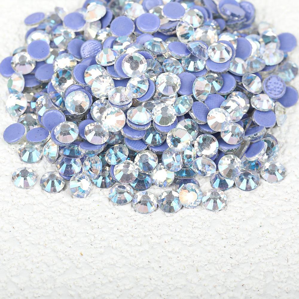 Wei Chen, Guomao A Decoration Color Plated Glue Bottom Rhinestone Mobile Phone Case Diy Nail Art Beauty Glass Jewelry Accessories