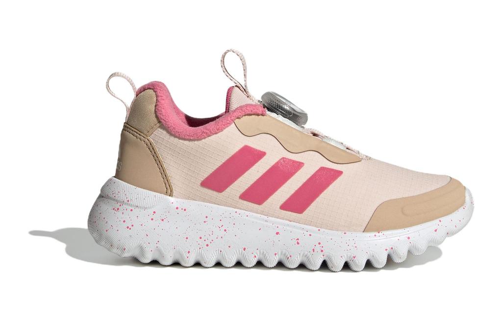 adidas ActiveFlex BOA 3.0 Удобные Нескользящие Износостойкие Низкие Детские Повседневные Кроссовки Розовые Детские IG0585