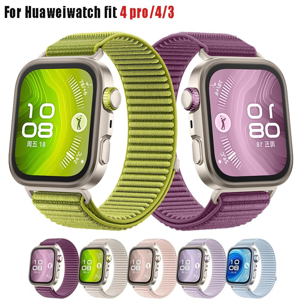 Официальные ремешки для Huawei Watch Fit 4 pro ремешок Умные часы Аксессуары Нейлоновый петлевой браслет ремешок Huawei Watch fit 3 4 Ремешки