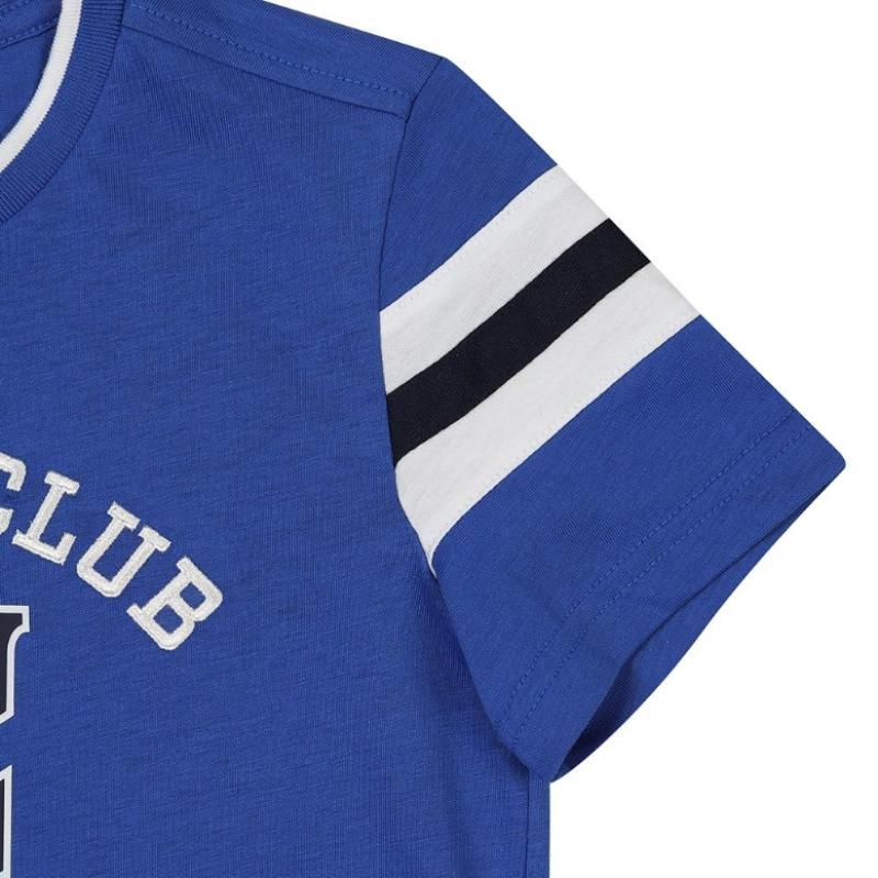 [hedges Kids] Футболка с рисунком Земли, синяя, hum01Tr04m Bu 