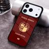 Algerian Russia Serbian Spain Passport Phone Case For iPhone 17 16 15 14 13 12 11 Pro Max Plus 17Air Soft Silicone Cover