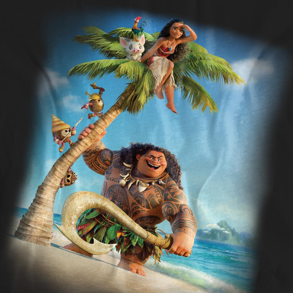 Moana Unisex Adult Poster T-Shirt