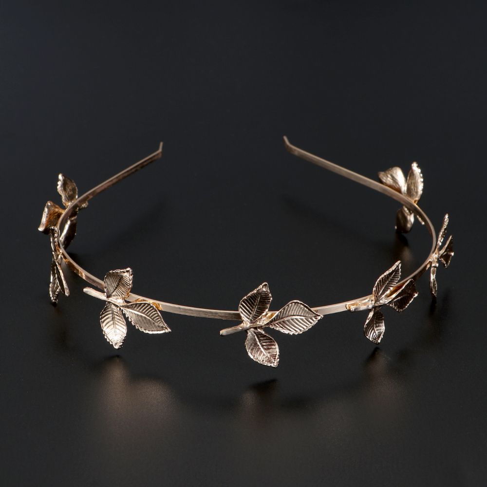 Украшения для волос Головной убор Короны Обруч для волос Листья Резинки для волос Свадебные аксессуары для волос Повязки на голову для невесты