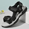 Large Size Summer Breathable Men's Sandals Wear Non-slip First Layer Cowhide Lightweight Outdoor Beach Shoes Casual Shoes