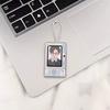 Keychain Pendant Acrylic Card Holder 3 Inch Kpop Photocard Holder  for Backpack Accessory