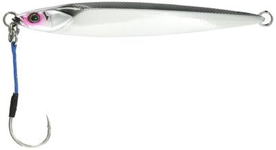 JACKALL Металлический джиг Bumbles Jig Short 200г G202 Slim Border Silver