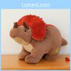 Adorable Triceratops Plush Toy Soft Dinosaur Stuffed Animal For Kids And Girls